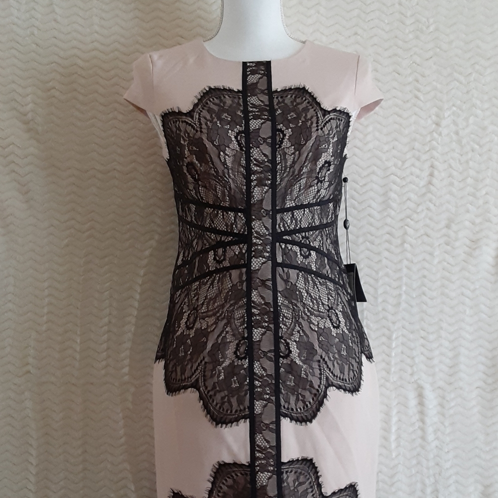 Adrianna papell sheath dress Size 4P New $30 - Picture 2 of 11